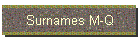 Surnames M-Q